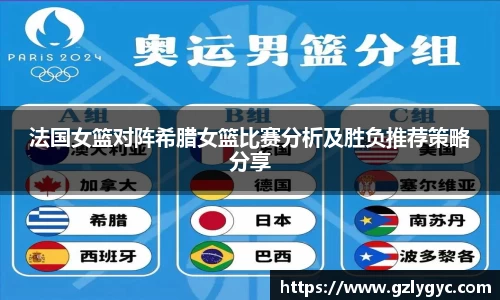 法国女篮对阵希腊女篮比赛分析及胜负推荐策略分享